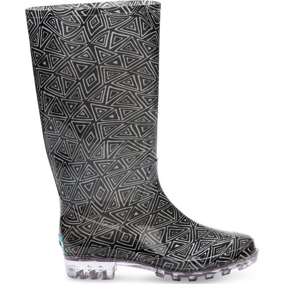 TOMS Women's Tribal Print Cabrillo Rain Boot - Picture 2 of 7